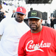 Ghostface Killah (L) and Raekwon pose backstage during day 1 of the 2015 Coachella Valley Music & Arts Festival (Weekend 1) on April 10, 2015 in Indio, California.